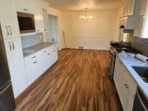 kitchen floor remodeling by ABC in bucks county PA