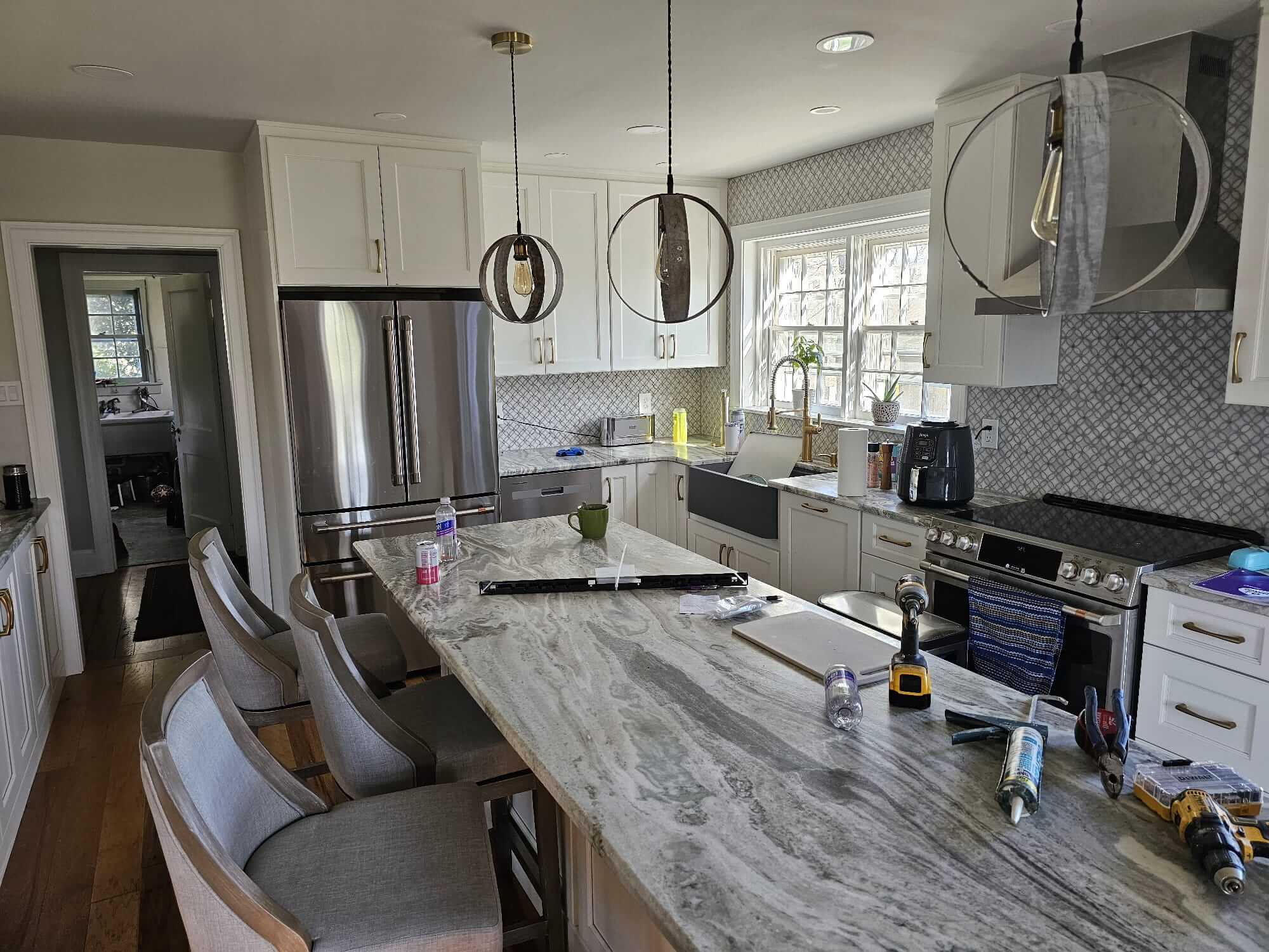 modern kitchen remodeling by ABC in bucks county PA