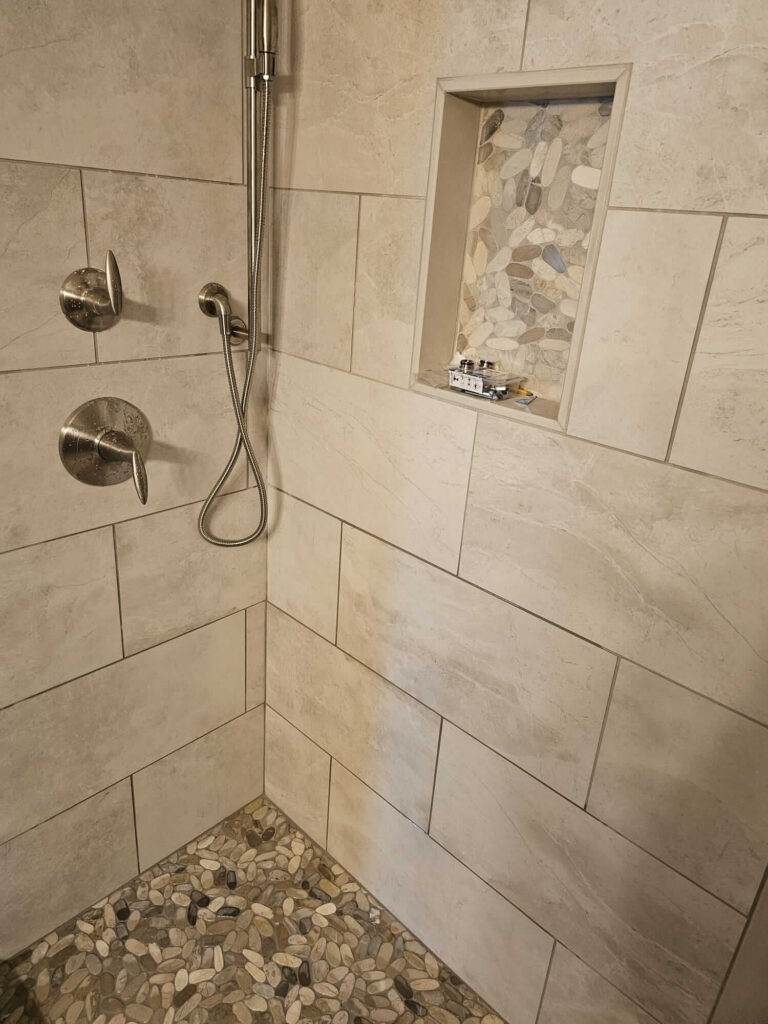 small bathroom remodeling by ABC in bucks county PA