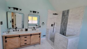 beautiful bathroom remodeling by ABC in bucks county PA