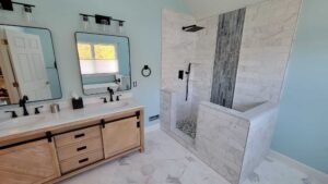 beautiful bathroom remodeling by ABC in bucks county PA