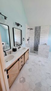 beautiful bathroom remodeling by ABC in bucks county PA